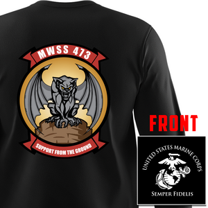 MWSS-473 Long Sleeve T-Shirt-NEW Logo