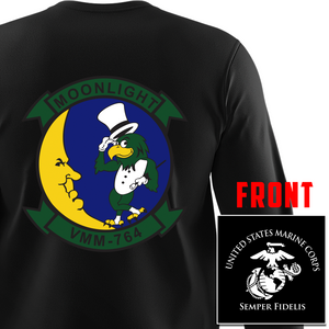 VMM-764 Long Sleeve USMC Unit Long Sleeve T-Shirt