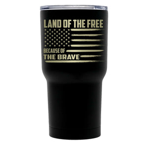 American Flag Tumbler