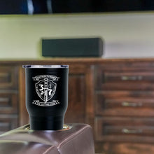 3rd Battalion 7th Marines logo tumbler, 3rd Battalion 7th Marines coffee cup, 3d Battalion 7th Marines USMC, Marine Corp gift ideas, USMC Gifts for women 30oz