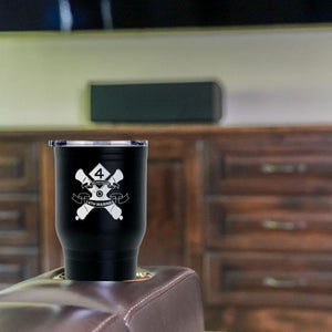 3rd Battalion 14th Marines logo tumbler, 3rd Battalion 14th Marines coffee cup, 3d Battalion 14th Marines USMC, Marine Corp gift ideas, USMC Gifts for women 30oz