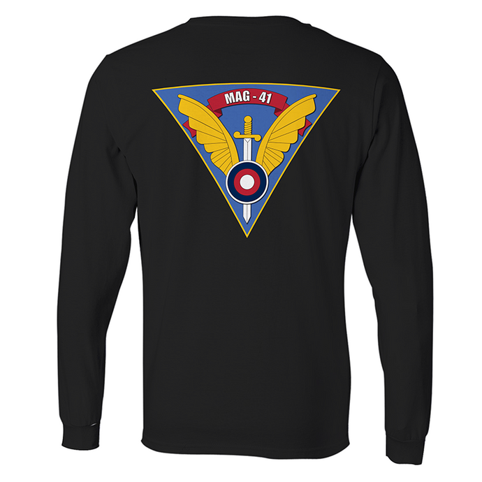 MAG-41 Black Long Sleeve T-Shirt