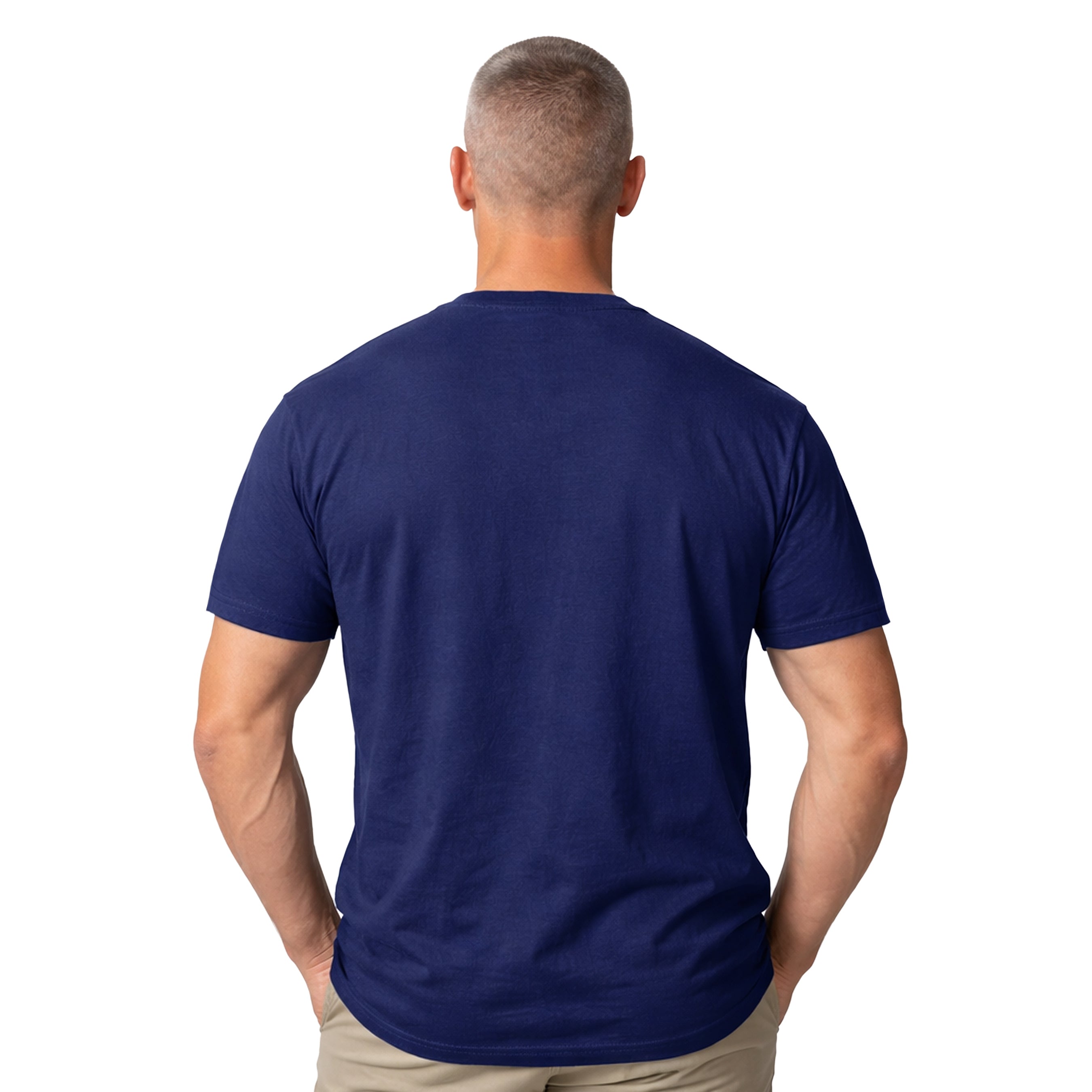 USMC Split Flag & EGA T-Shirt - Navy