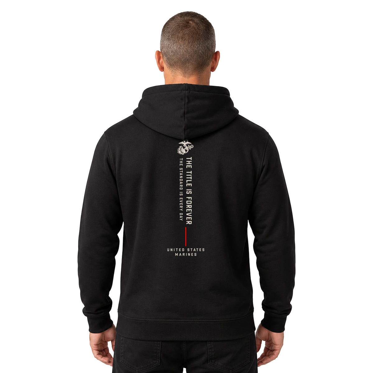 USMC The Title Is Earned Never Given Hoodie