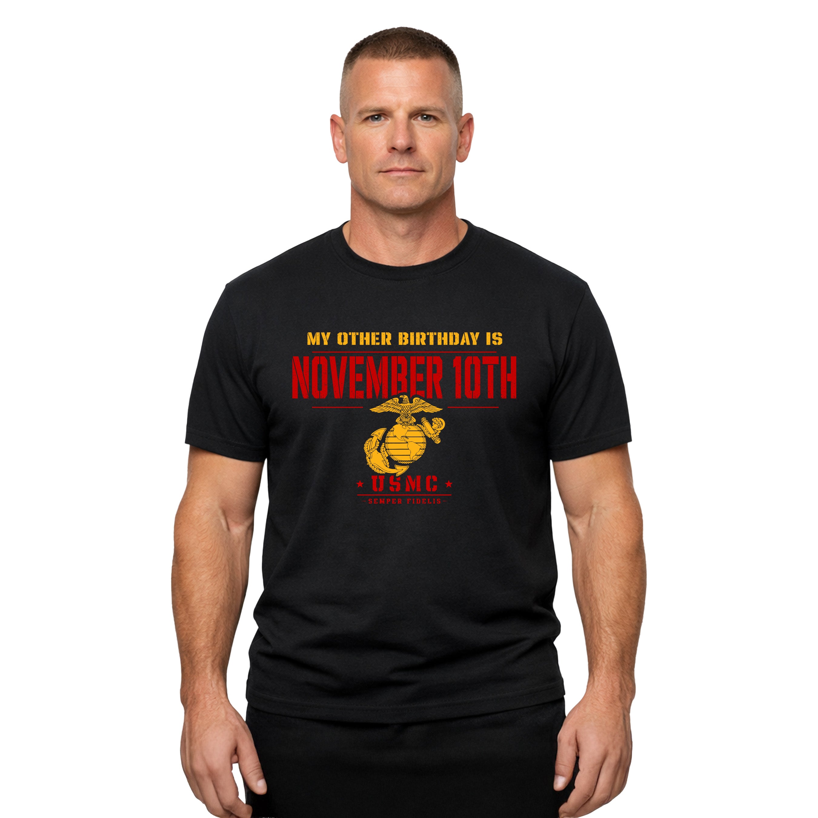 Marines November 10th Semper Fi Birthday T-Shirt