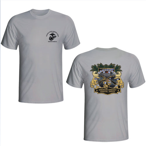 MSG Jamaica - Marine Embassy Security Guard - USMC Unit T-Shirt