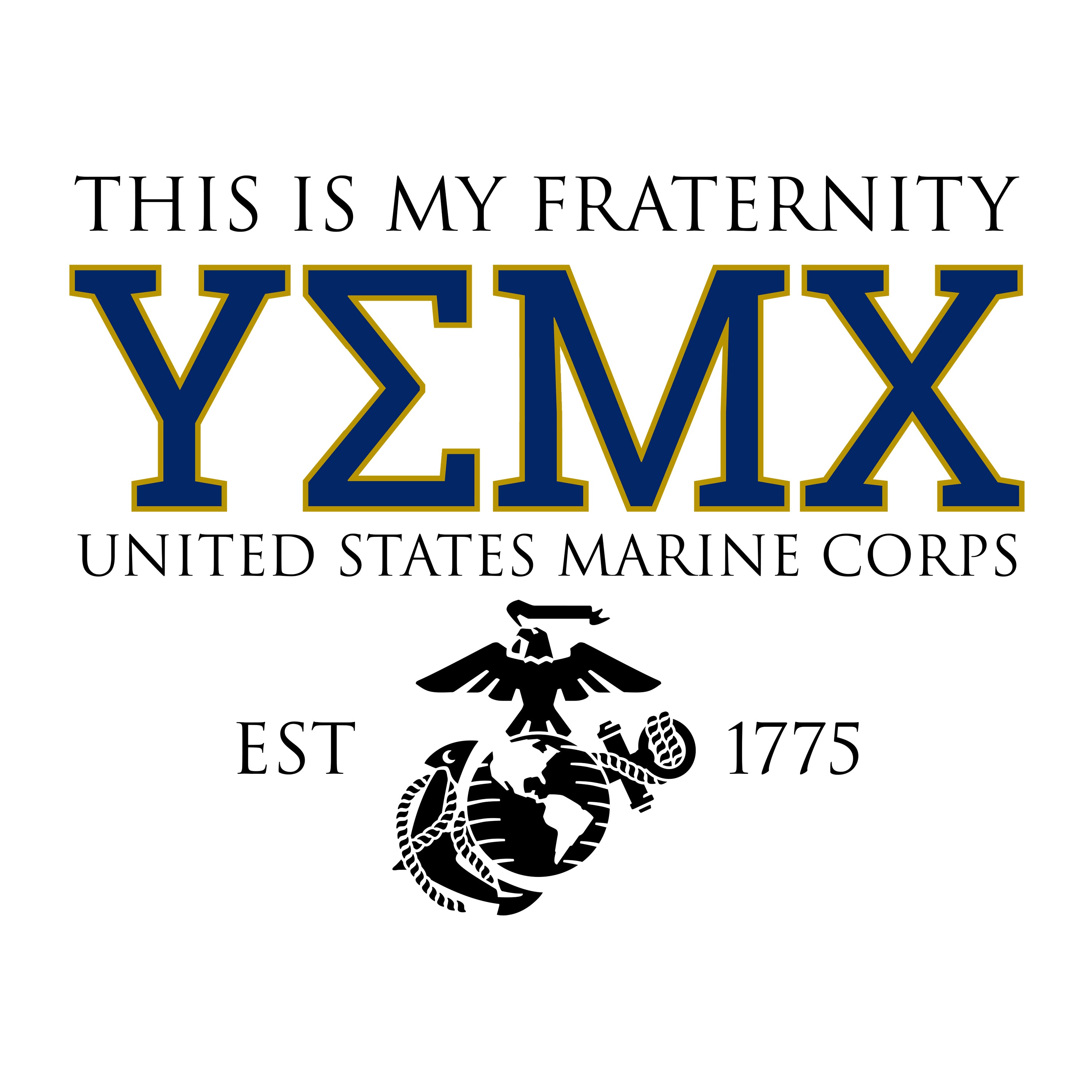 USMC Fraternity Hoodie – Parris Island Edition