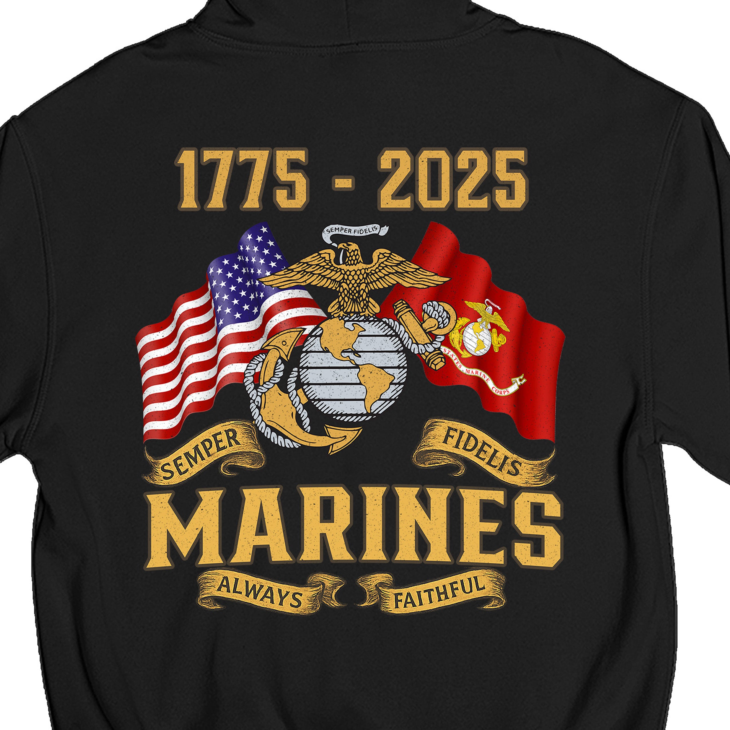 Marines 250 Years Semper Fi Hoodie