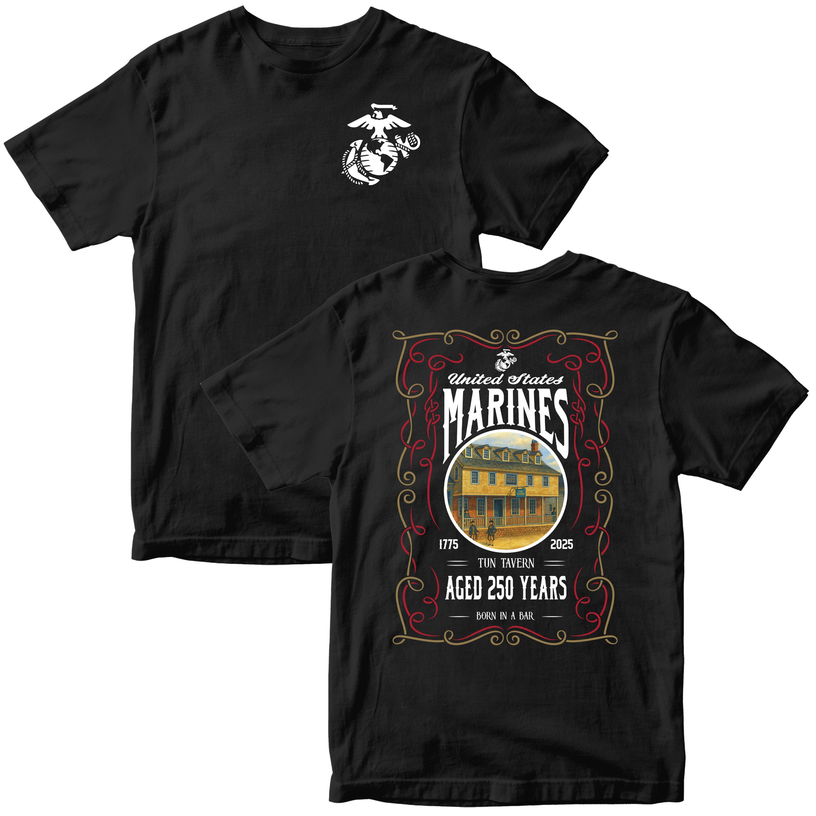 250th USMC Birthday Tun Tavern T-Shirt
