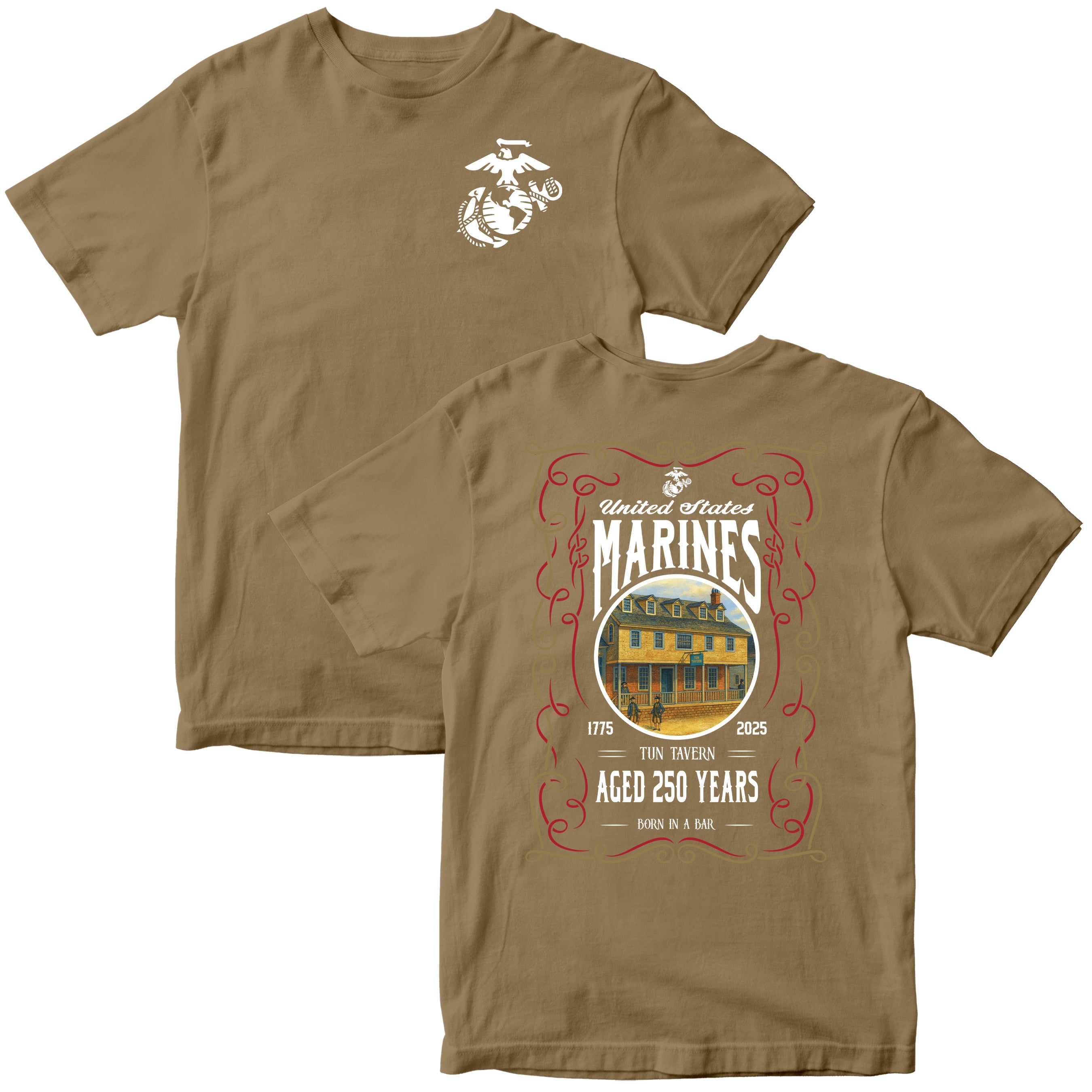 250th USMC Birthday Tun Tavern T-Shirt