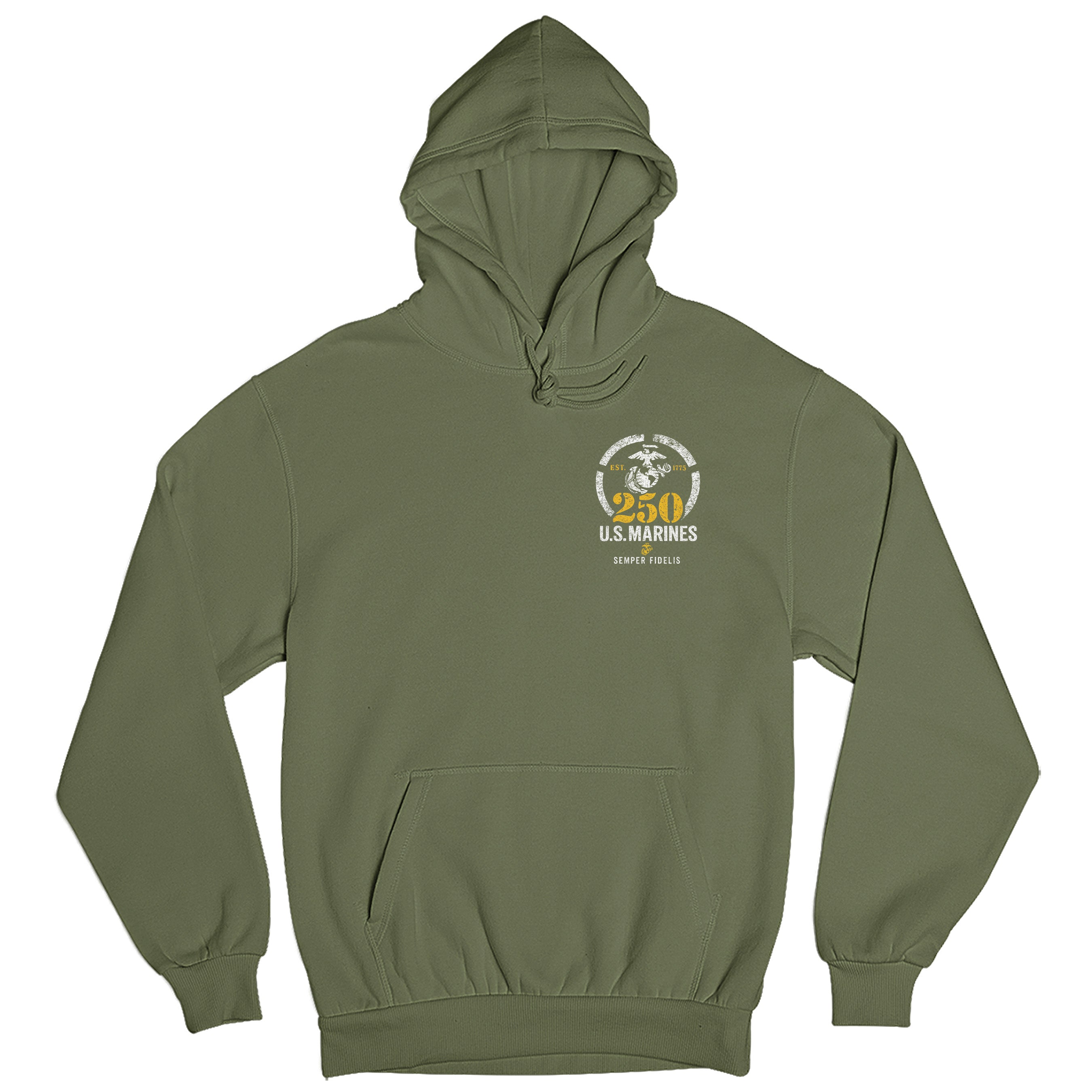 “UNITED STATES MARINE CORPS アメリカ軍　USMC Marines 250 Years Hoodie | Marine Corps Gift Shop
