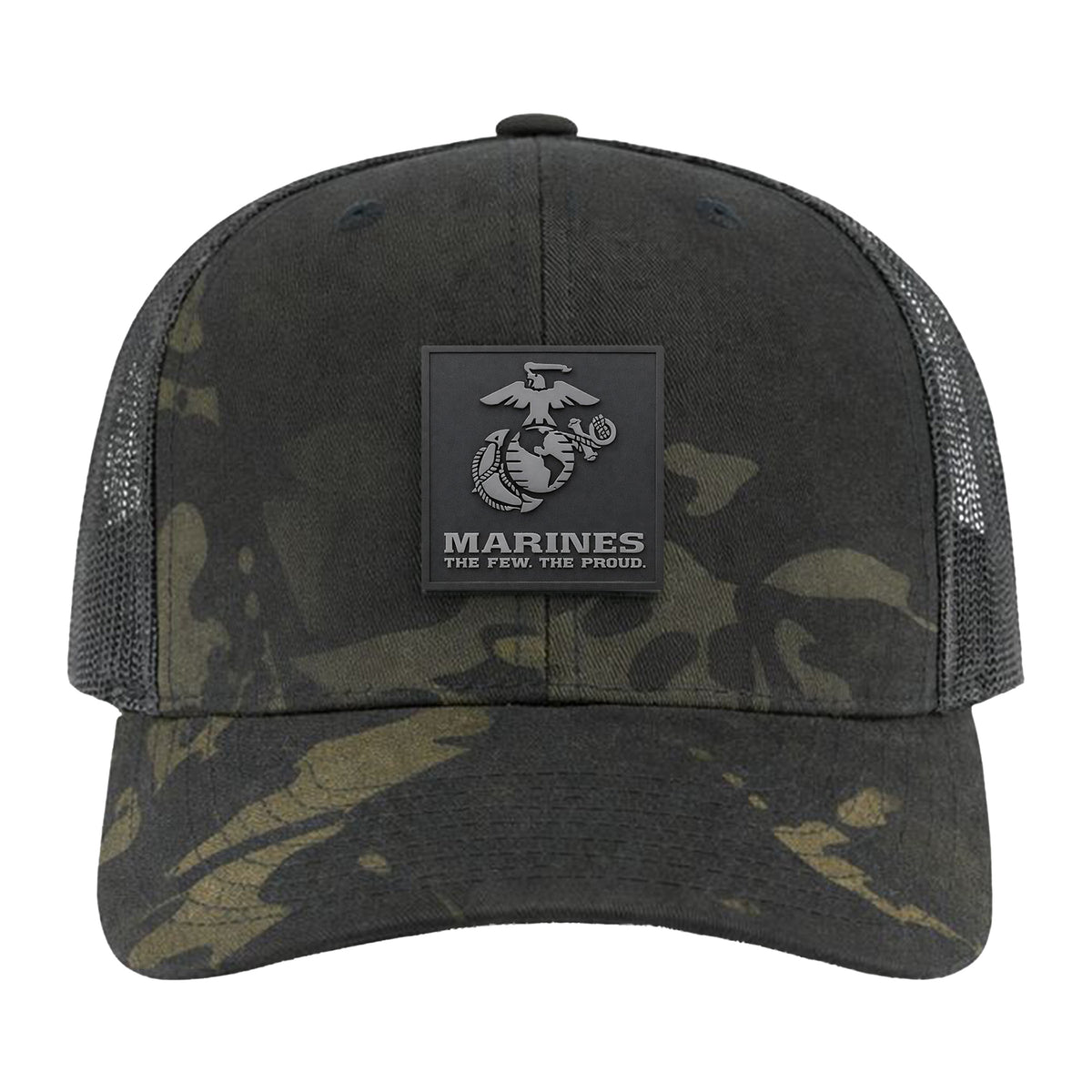 Marines Multicam Trucker Cover | Rubber Patch Performance Hat
