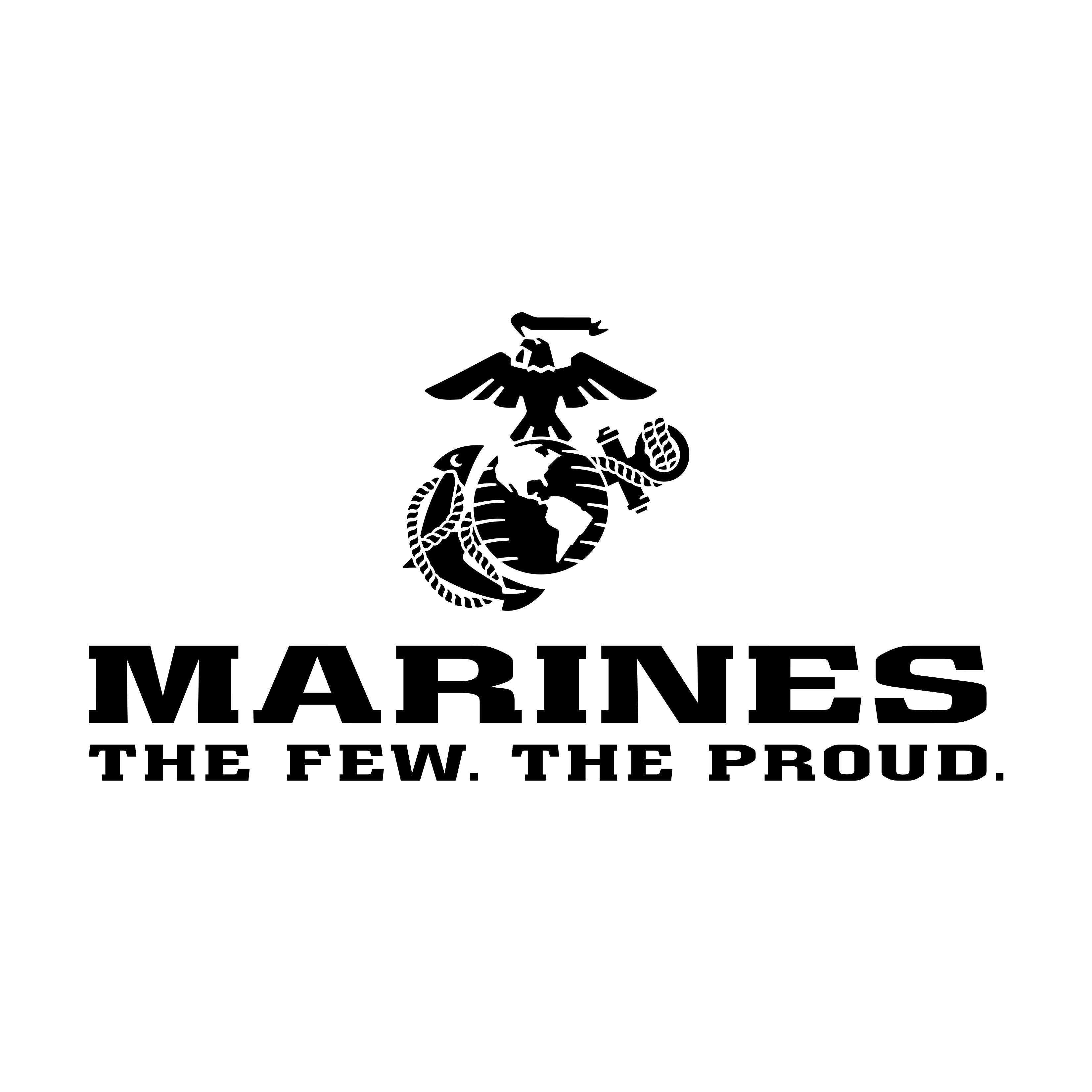 Marines The Few The Proud Chest Seal T-shirt