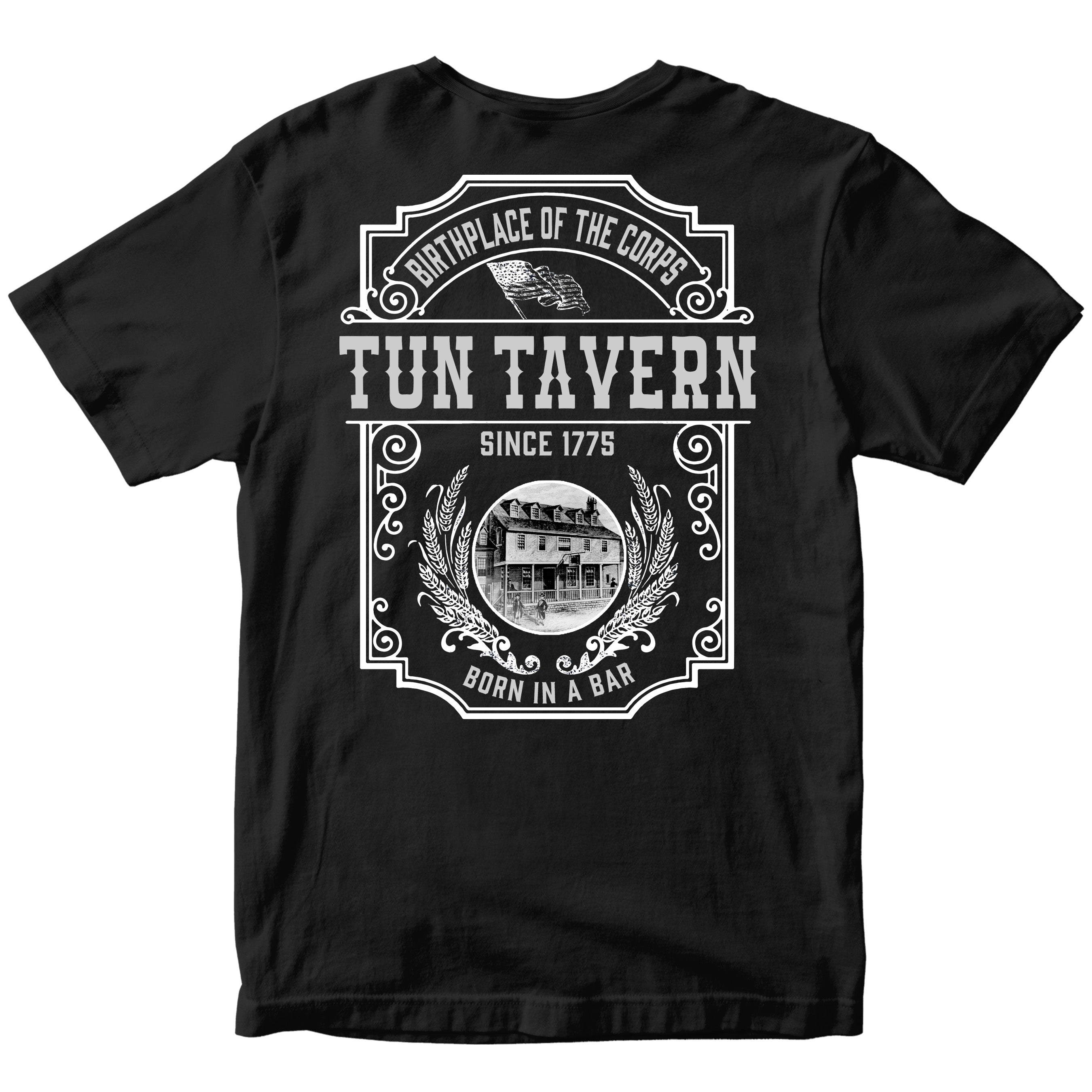 Marines Tun Tavern T-shirt <br> MADE IN USA