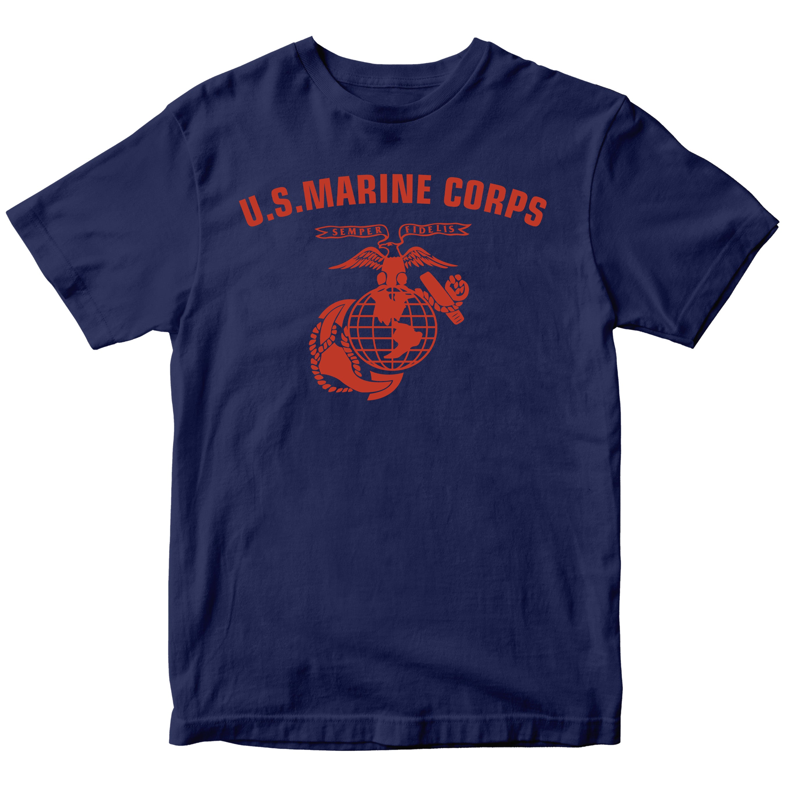 ビンテージUS Marine CorpsミリタリーTシャツUSA製ネイビー半袖｜U.S.