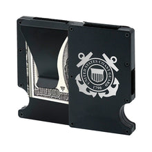 Metal RFID wallet Coast Guard wallet with money clip