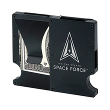 Metal RFID wallet Space Force wallet with money clip