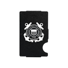 Metal RFID wallet Coast Guard wallet with money clip