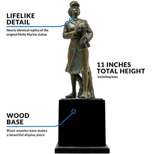 Molly Marine Statue - Marine Corps Ball Gift Idea