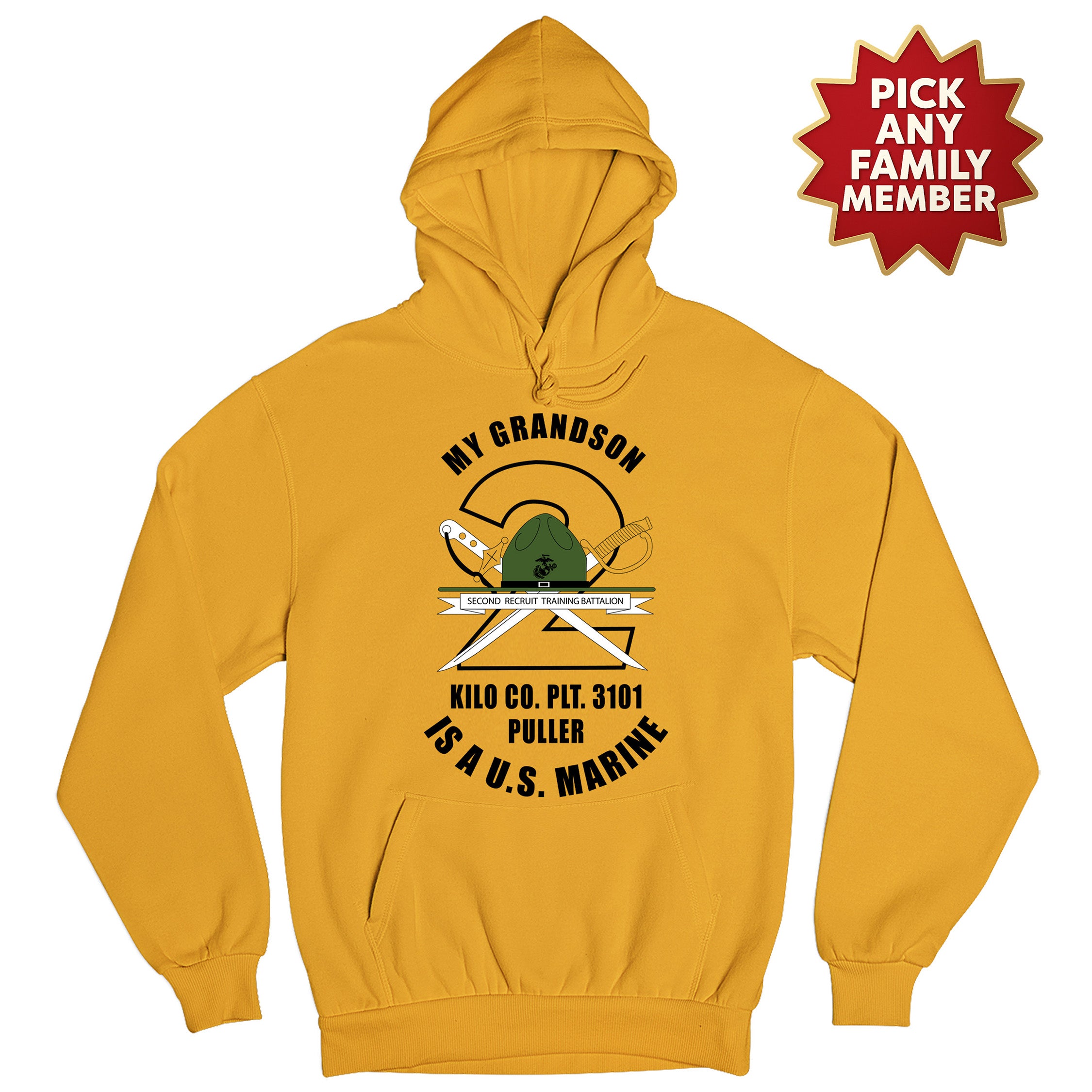 My Custom Marine Corps Family Day Graduation Hoodies