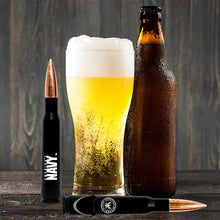 US Navy .50 Caliber Bullet Bottle Opener Front and Back