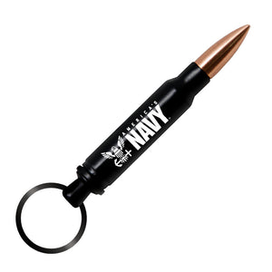 US Navy 5.56 Replica Bullet Bottle Opener Keychain