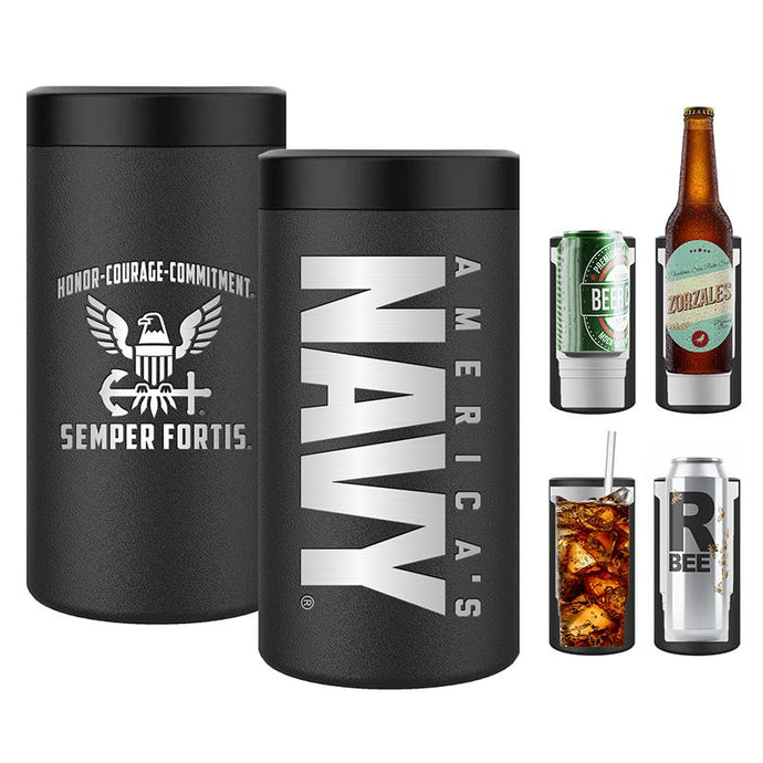 4 in 1 US Navy Can Cooler Universal Koozie