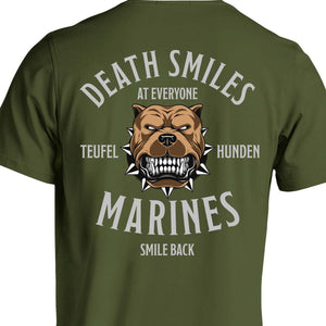 death smiles marines smile back usmc gift marine corp gift ideas