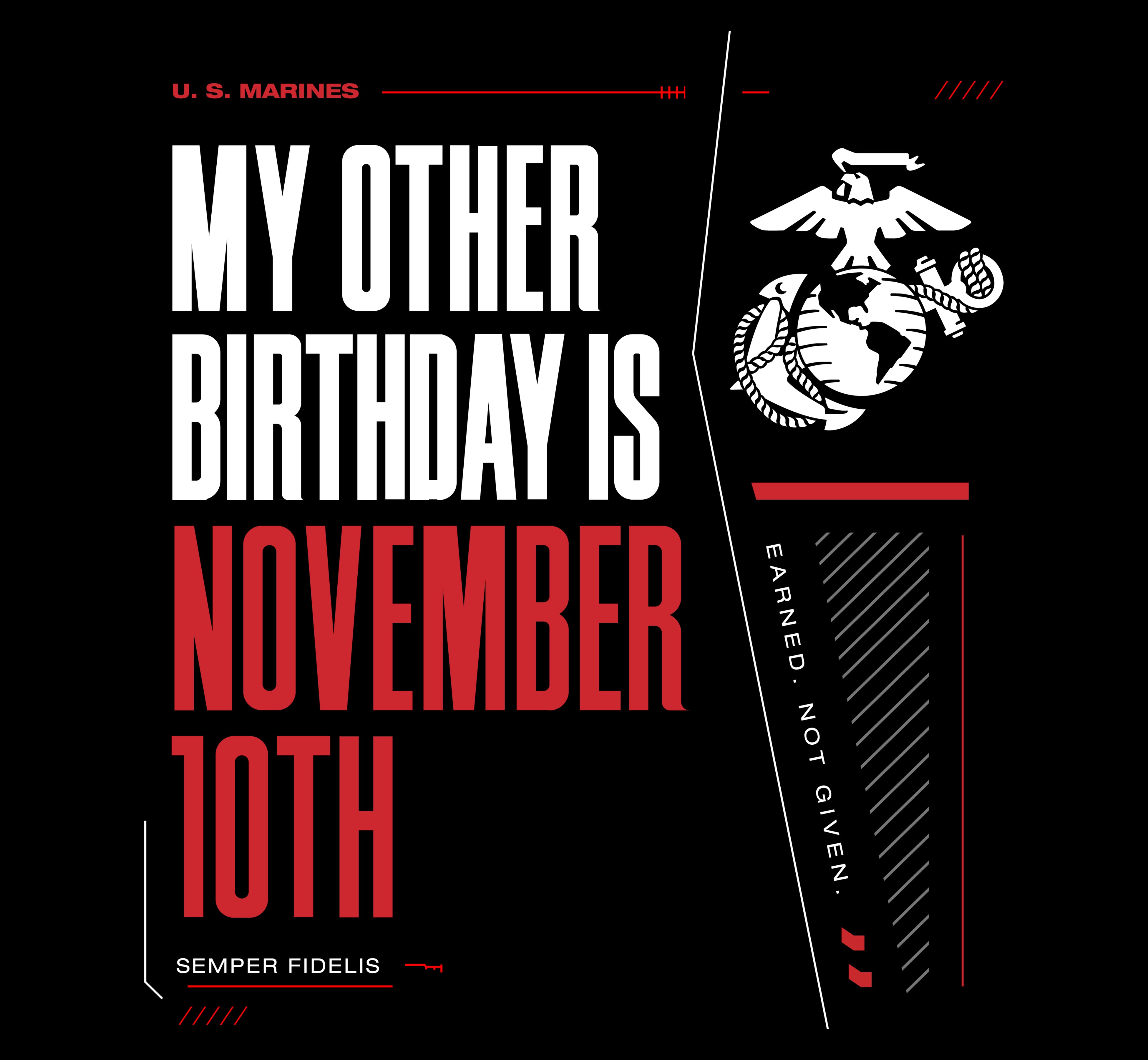 My Other Birthday Is November 10th T-Shirt
