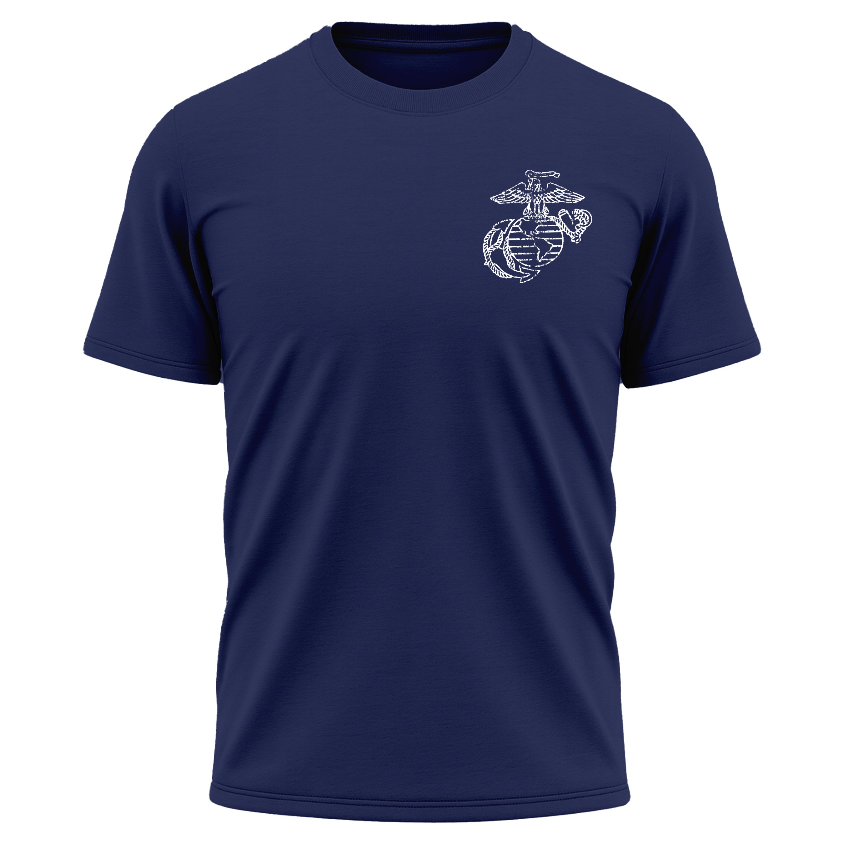 Navy USMC Performance T-shirt with EGA
