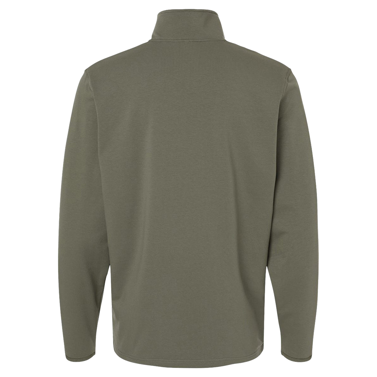 Side view of OD Green U.S. Marines Global Guardian performance quarter-zip pullover 