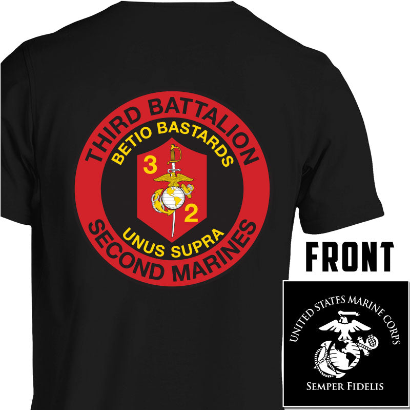3rd Bn 2nd Marines Unit T-Shirt