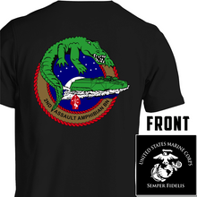 2nd Assault Amphibian Battalion USMC Unit T-Shirt, 2d AABN USMC Unit logo, USMC gift ideas for men, Marine Corp gifts men or women 2nd AABN 