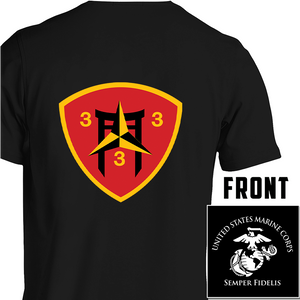 3rd Bn 3rd Marines Unit T-Shirt