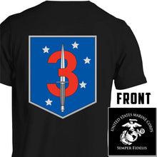 3rd MSOB USMC Unit T-Shirt, 3rd MSOB logo, USMC gift ideas for men, Marine Corp gifts men or women 3rd Marine Special Operations Battalion