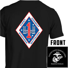 1st Combat Engineer Battalion (1st CEB) USMC Unit T-Shirt, 1st CEB USMC Unit Logo, USMC gift ideas for men, Marine Corp gifts men or women 1st CEB, 1st Combat Engineer Battalion