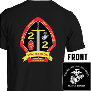 2dBn 2nd Marines USMC Unit T-Shirt, 2ndBn 2nd Marines logo, USMC gift ideas for men, Marine Corp gifts men or women 2nd Bn 2nd Marines, Second Battalion Second Marines