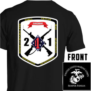 2/1 unit t-shirt, 2d Bn 1st Marines unit t-shirt, 2nd battalion 1st marines unit t-shirt, usmc unit t-shirt