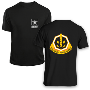 8th Psychological Operations Bn, US Army Psych Ops, US Army T-Shirt, US Army Apparel, Triumphius Persuasionis