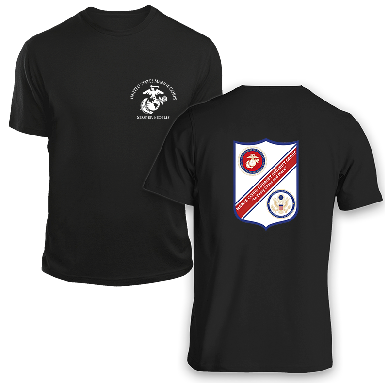 MSG Embassy Security Guard - USMC Unit T-Shirt