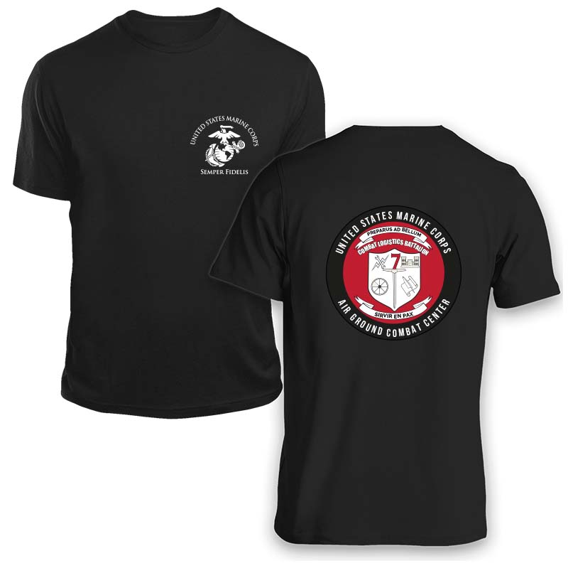 Combat Logistics Battalion 7 (CLB-7) Unit Logo T-Shirt