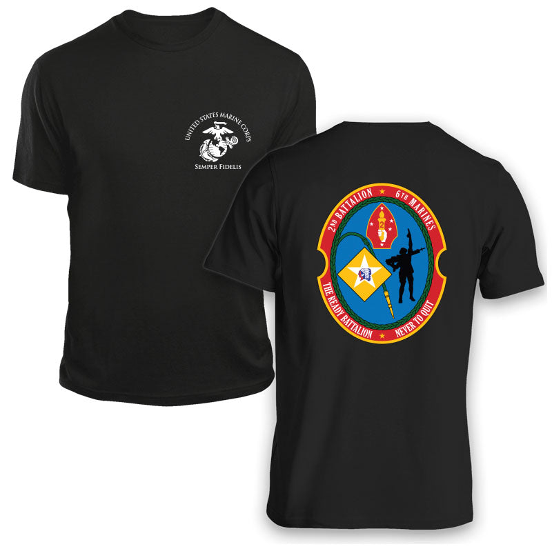 2nd Bn 6th Marines Unit T-Shirt