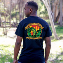 1st Supply Battalion Unit Logo Black Short Sleeve T-Shirt