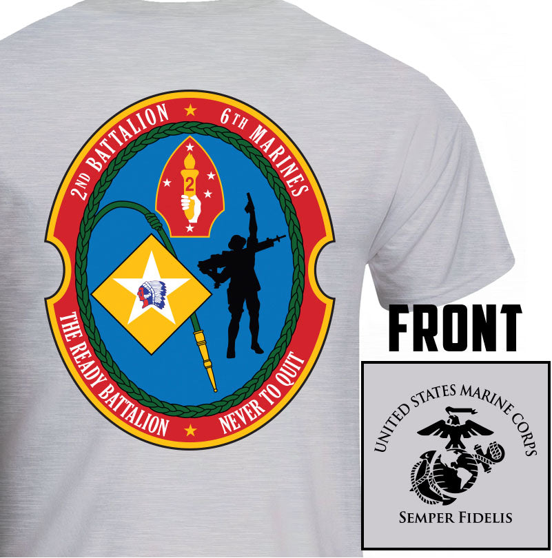 2nd Bn 6th Marines Unit T-Shirt