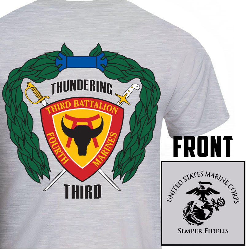 3rd Bn 4th Marines Unit T-Shirt