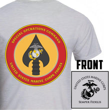 MSOB USMC Unit T-Shirt, MSOB logo, USMC gift ideas for men, Marine Corp gifts men or women Marine Special Operations Battalion