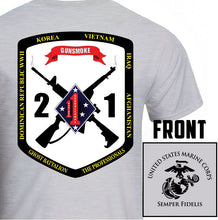 2/1 unit t-shirt, 2d Bn 1st Marines unit t-shirt, 2nd battalion 1st marines unit t-shirt, usmc unit t-shirt