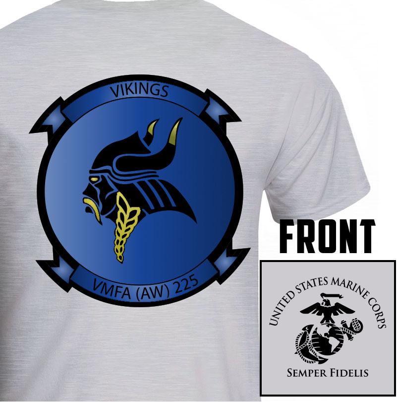 VMFA-225 Unit T-Shirt, VMFA(AW)-225, USMC VMFA(AW)-225