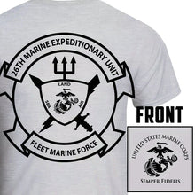 26th MEU short sleeve T-Shirt Logo White