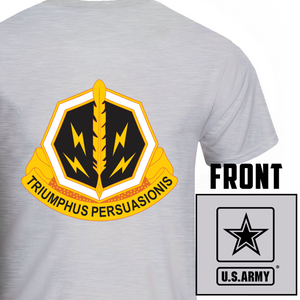 8th Psychological Operations Bn, US Army Psych Ops, US Army T-Shirt, US Army Apparel, Triumphius Persuasionis